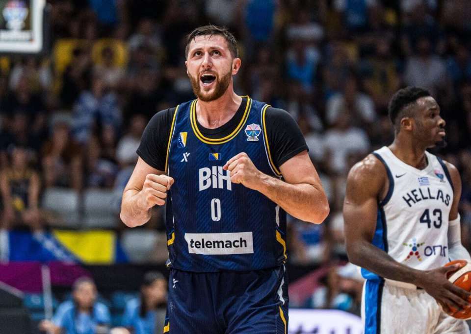 字母哥轮休！希腊男篮被轰18-0爆冷输波黑遭首败 努尔基奇18+10